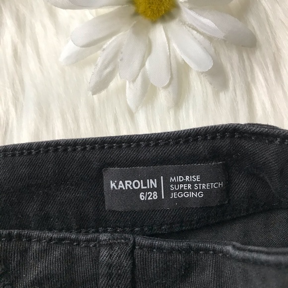 Buffalo Karolin MidRise Stretch Jeggings Sz 6/28 - Picture 5 of 7